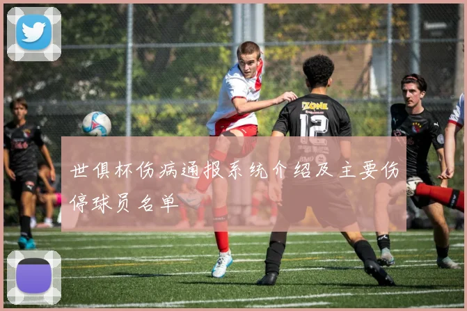 世俱杯伤病通报系统介绍及主要伤停球员名单